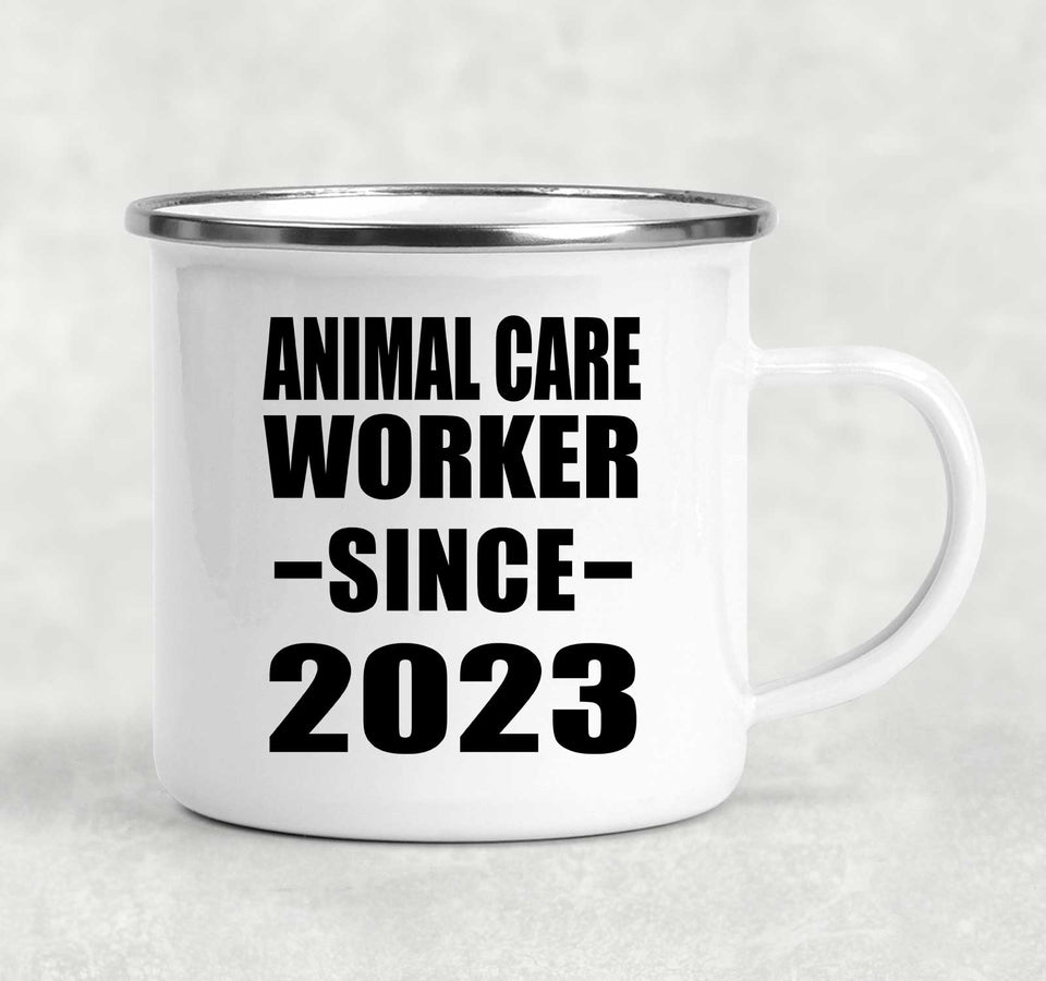Animal Care Worker Since 2023 - 12oz Camping Mug