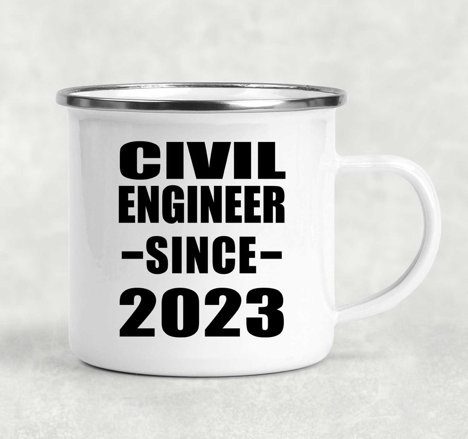 Civil Engineer Since 2023 - 12oz Camping Mug