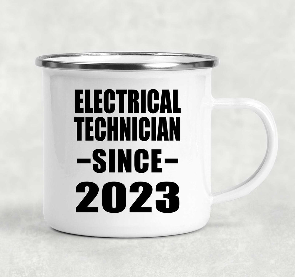 Electrical Technician Since 2023 - 12oz Camping Mug
