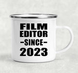 Film Editor Since 2023 - 12oz Camping Mug