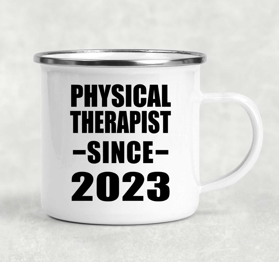 Physical Therapist Since 2023 - 12oz Camping Mug