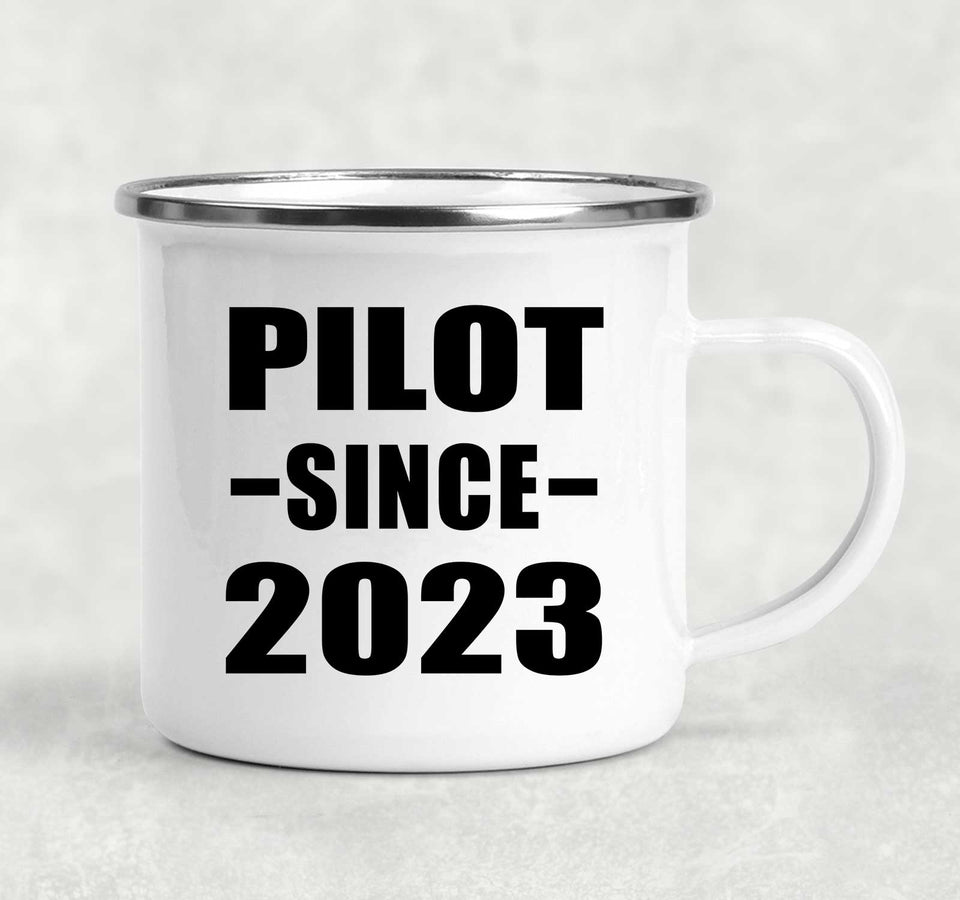 Pilot Since 2023 - 12oz Camping Mug