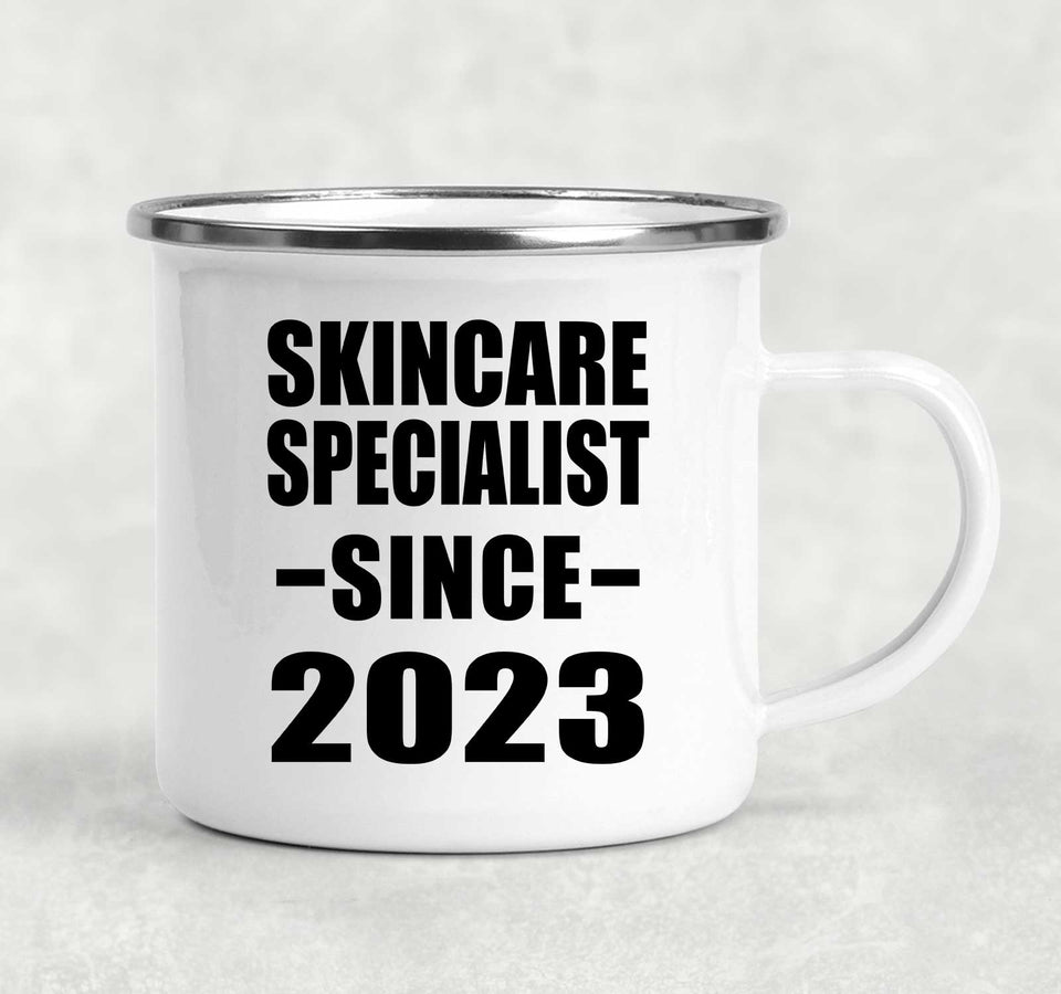 Skincare Specialist Since 2023 - 12oz Camping Mug