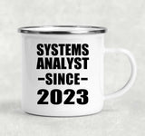 Systems Analyst Since 2023 - 12oz Camping Mug