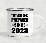 Tax Preparer Since 2023 - 12oz Camping Mug