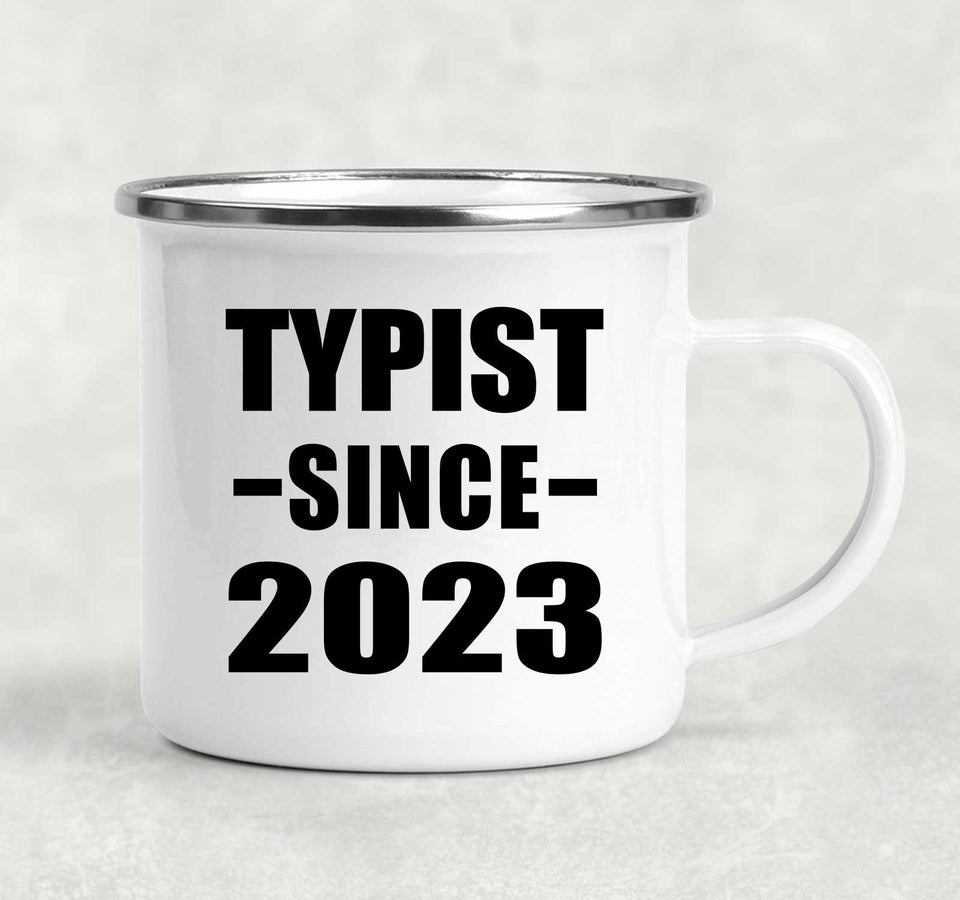 Typist Since 2023 - 12oz Camping Mug