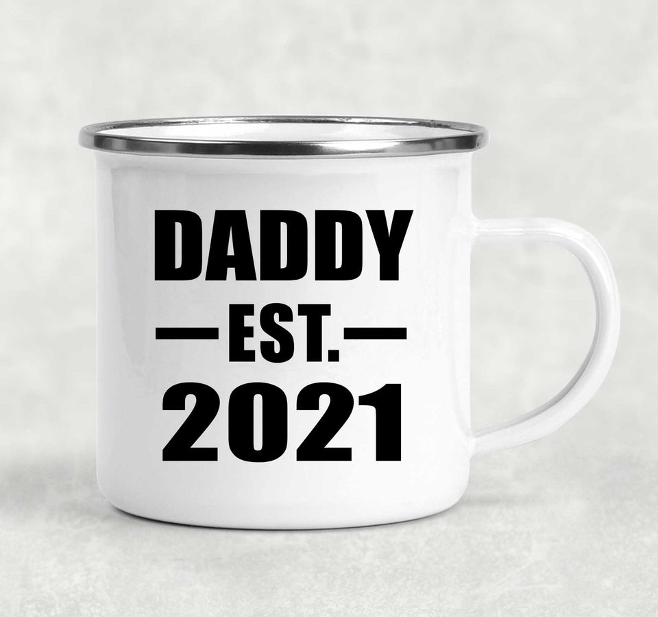 Daddy Established EST. 2021 - 12oz Camping Mug