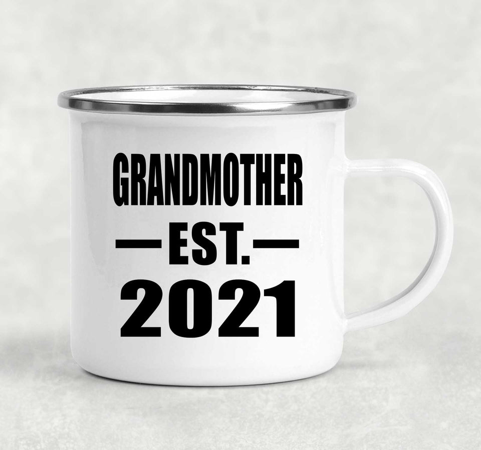 Grandmother Established EST. 2021 - 12oz Camping Mug