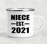 Niece Established EST. 2021 - 12oz Camping Mug