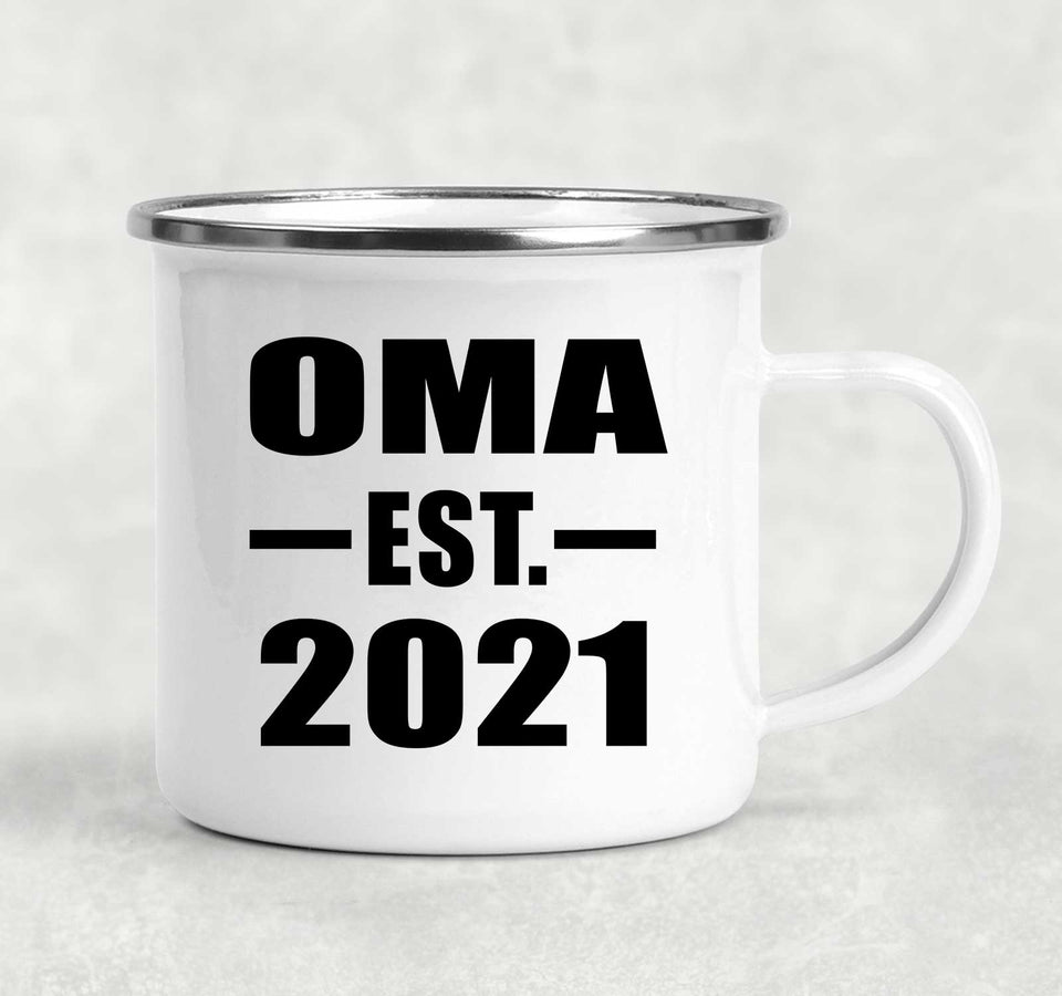 Oma Established EST. 2021 - 12oz Camping Mug