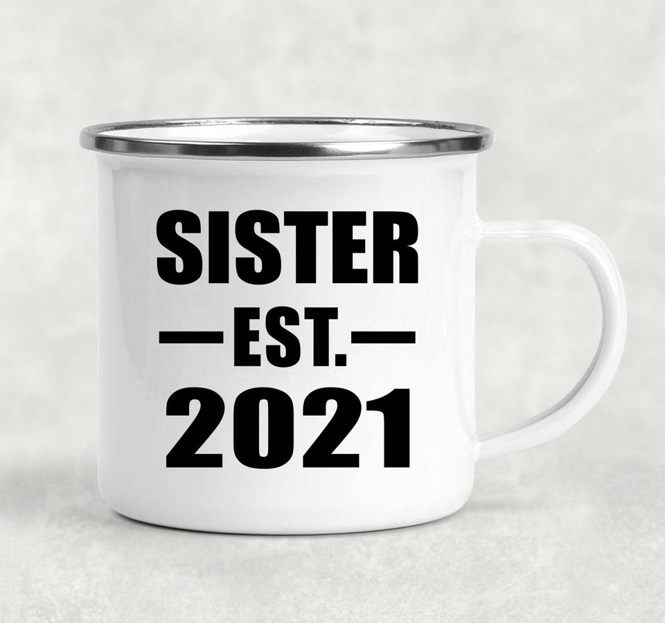 Sister Established EST. 2021 - 12oz Camping Mug