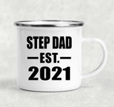 Step Dad Established EST. 2021 - 12oz Camping Mug