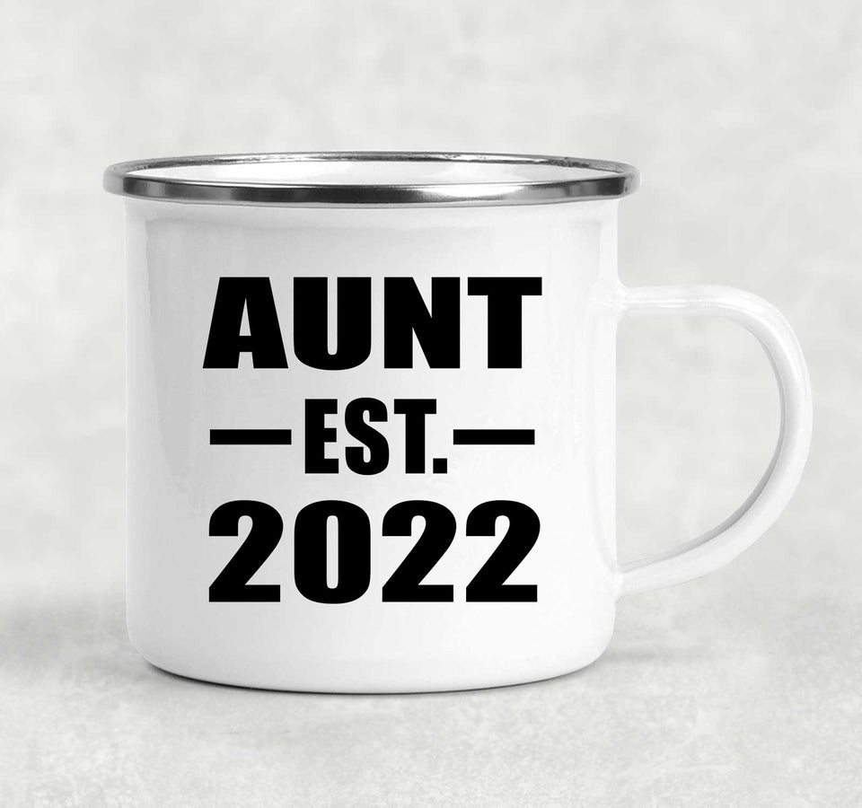 Aunt Established EST. 2022 - 12oz Camping Mug