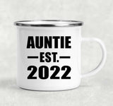 Auntie Established EST. 2022 - 12oz Camping Mug