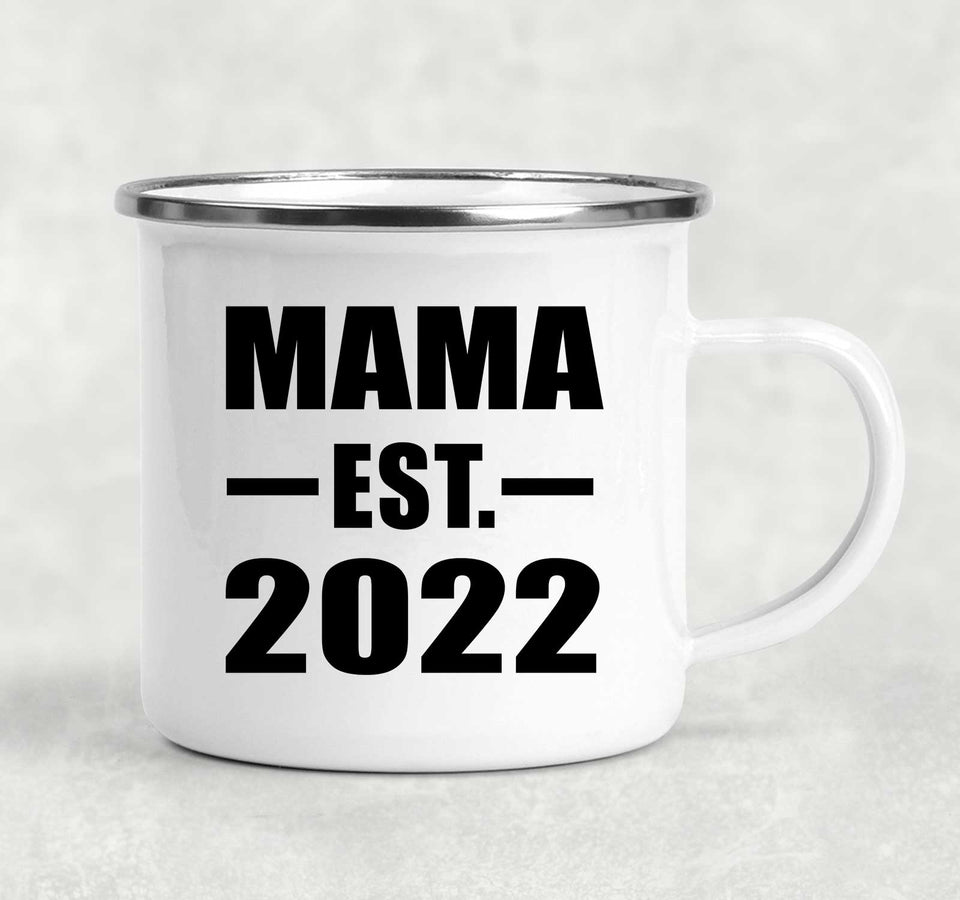 Mama Established EST. 2022 - 12oz Camping Mug