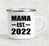 Mama Established EST. 2022 - 12oz Camping Mug