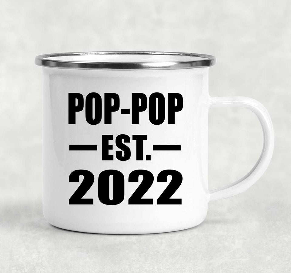 Pop-Pop Established EST. 2022 - 12oz Camping Mug