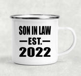 Son In Law Established EST. 2022 - 12oz Camping Mug