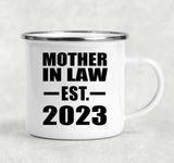 Mother In Law Established EST. 2023 - 12oz Camping Mug