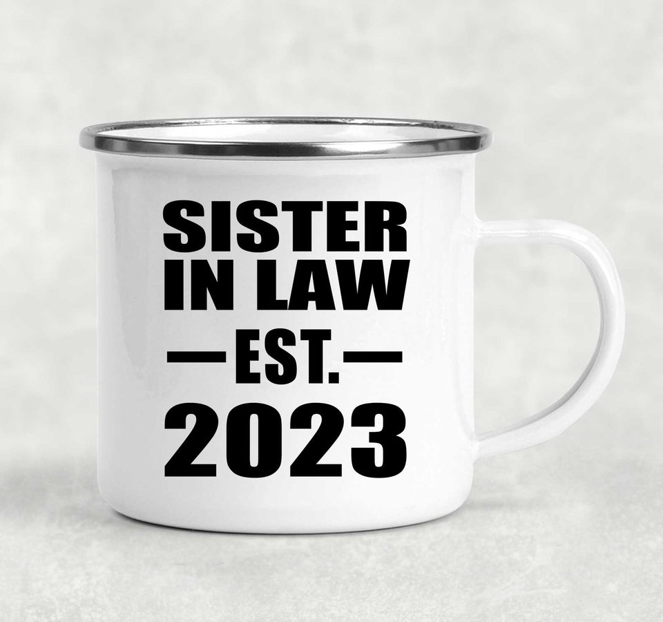 Sister In Law Established EST. 2023 - 12oz Camping Mug