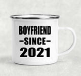 Boyfriend Since 2021 - 12oz Camping Mug