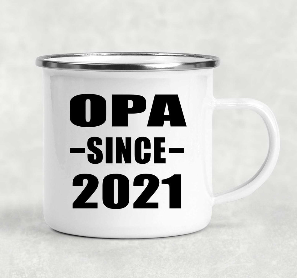 Opa Since 2021 - 12oz Camping Mug