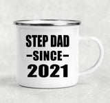 Step Dad Since 2021 - 12oz Camping Mug