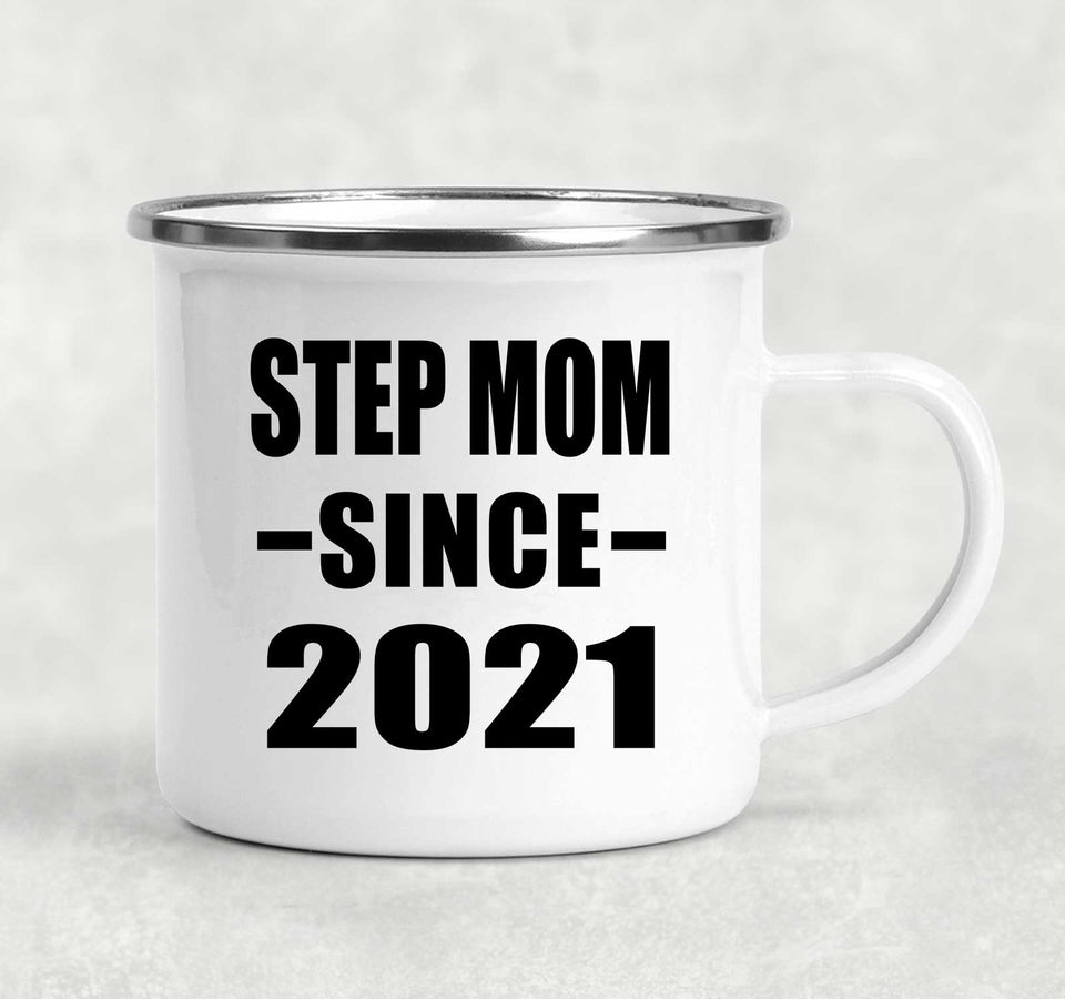 Step Mom Since 2021 - 12oz Camping Mug