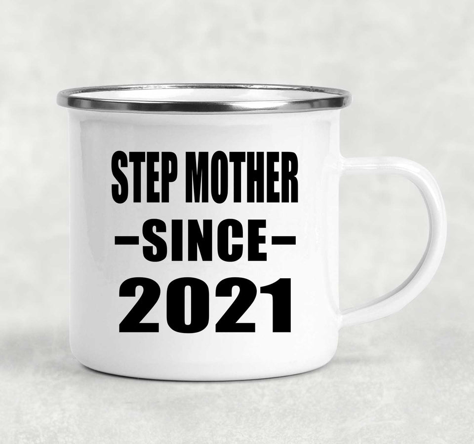 Step Mother Since 2021 - 12oz Camping Mug
