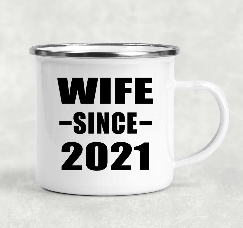Wife Since 2021 - 12oz Camping Mug