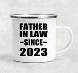 Father In Law Since 2023 - 12oz Camping Mug