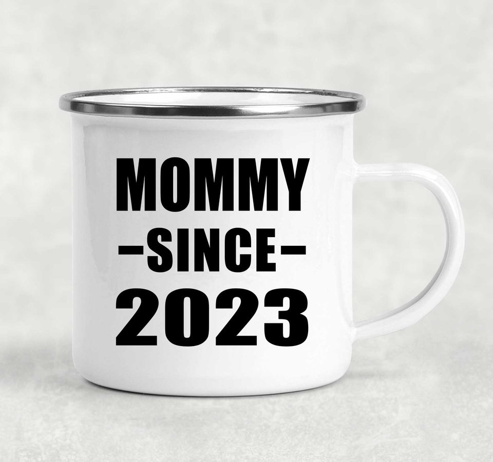 Mommy Since 2023 - 12oz Camping Mug