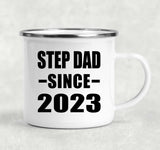 Step Dad Since 2023 - 12oz Camping Mug