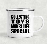 Collecting Toys Makes Life Special - 12oz Camping Mug