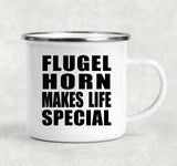 Flugel Horn Makes Life Special - 12oz Camping Mug