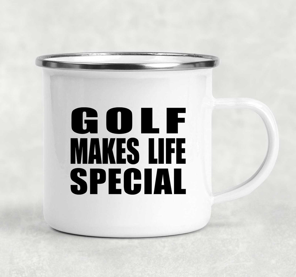 Golf Makes Life Special - 12oz Camping Mug