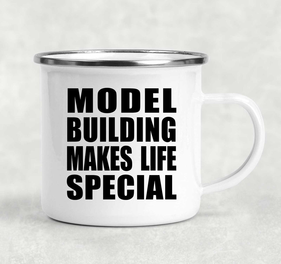 Model Building Makes Life Special - 12oz Camping Mug
