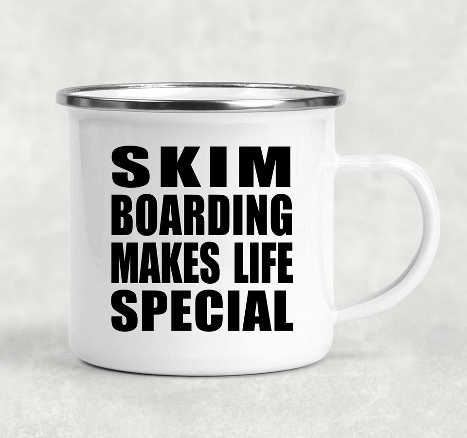 Skim Boarding Makes Life Special - 12oz Camping Mug