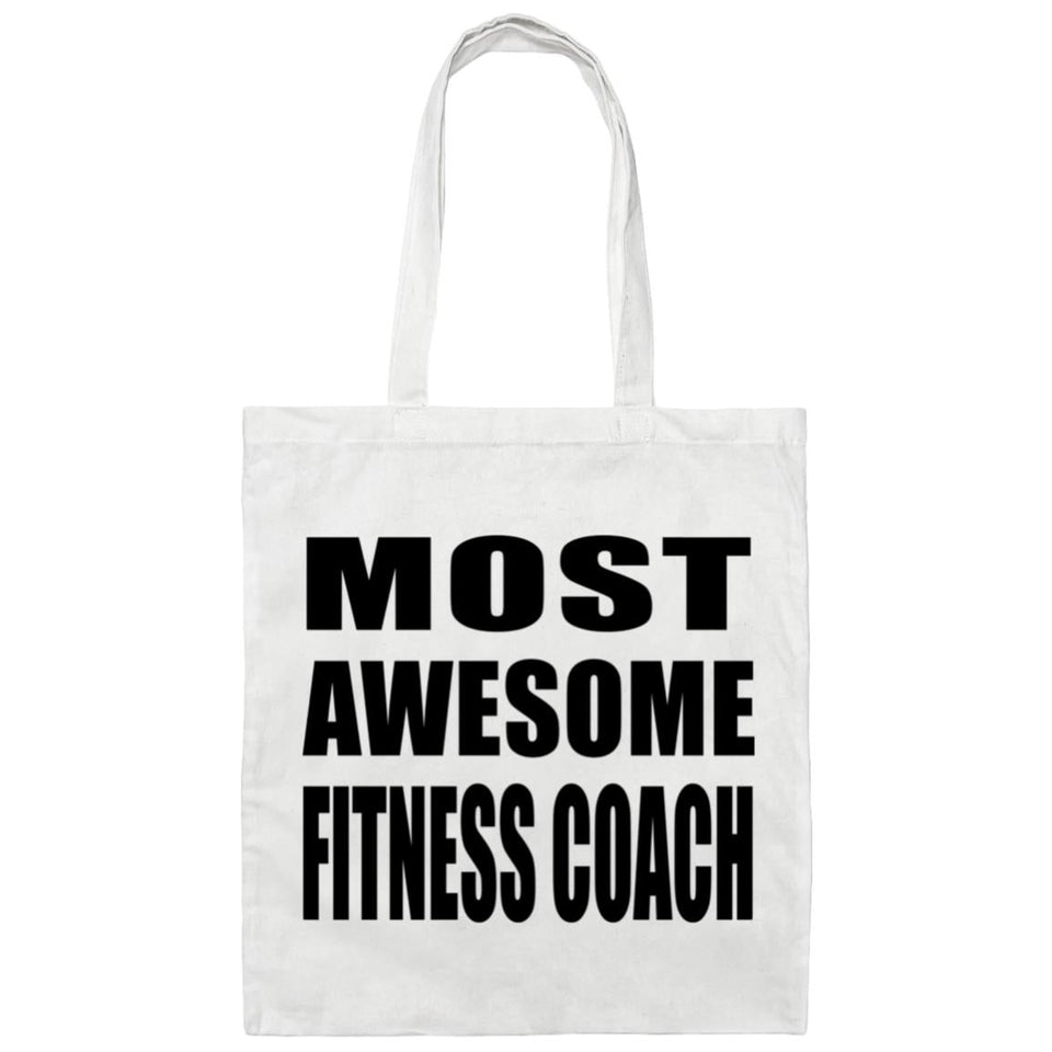 Most Awesome Fitness Coach - Tote Bag White