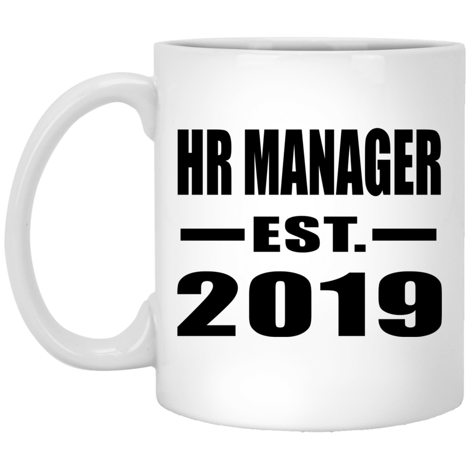 HR Manager Established EST. 2019 - 11oz Coffee Mug