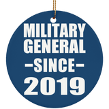 Military General Since 2019 - Circle Ornament