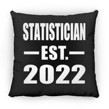 Statistician Established EST. 2022 - Throw Pillow Black