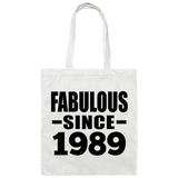35th Birthday Fabulous Since 1989 - Tote Bag White