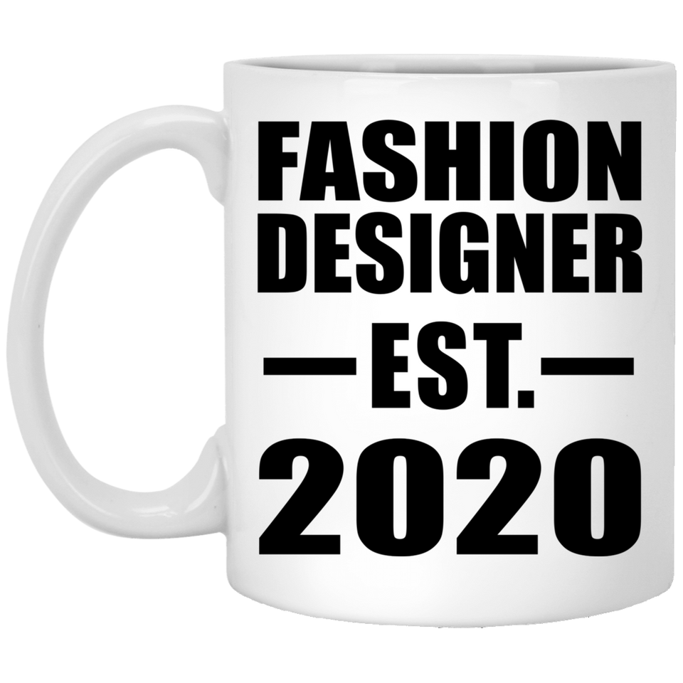Fashion Designer Established EST. 2020 - 11oz Coffee Mug