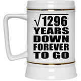 36th Anniversary Square Root of 1296 Years Down Forever To Go - Beer Stein