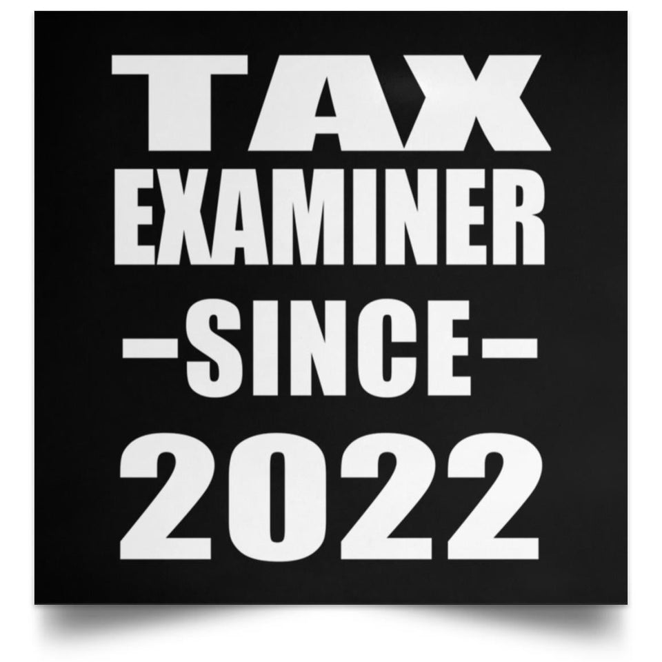 Tax Examiner Since 2022 - Poster Square
