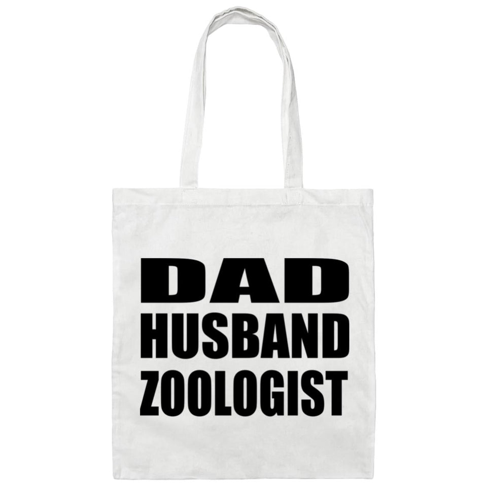 Dad Husband Zoologist - Tote Bag White