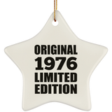 48th Birthday Original 1976 Limited Edition - Star Ornament