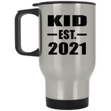 Kid Established EST. 2021 - Silver Travel Mug
