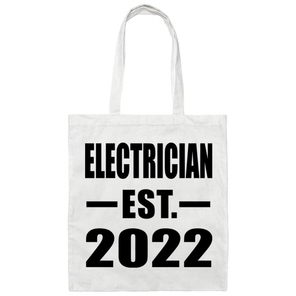 Electrician Established EST. 2022 - Tote Bag White